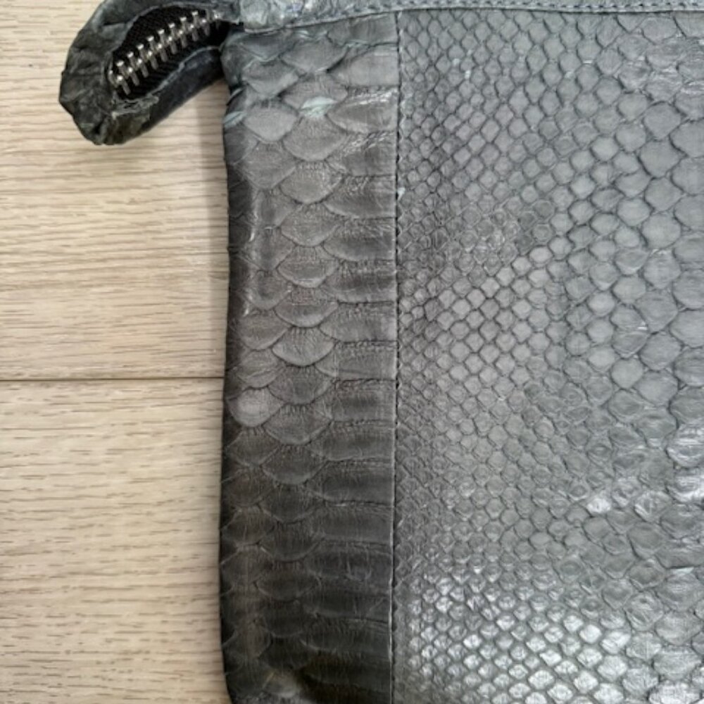 NMBR NINE Genuine Python Leather Soft Clutch Bag … - image 2